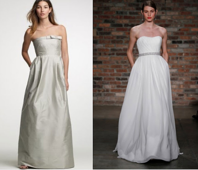 is from JCrew the white one from Priscilla of Boston My new wedding dress