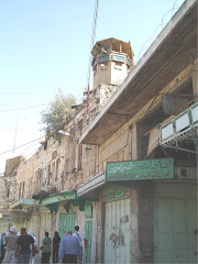 Israeli watchtower in Old Hebron