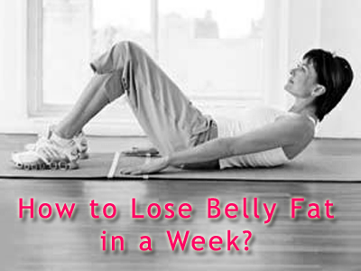  | Supplement | Tips | Consult: How to Lose Belly Fat in a Week