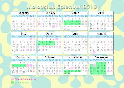 Calendar 2010 on Calendar 2010   National Holidays  School Holidays  State Holidays