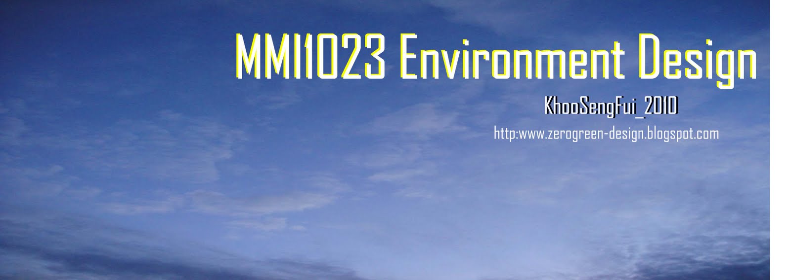 MMI1023 Environment Design