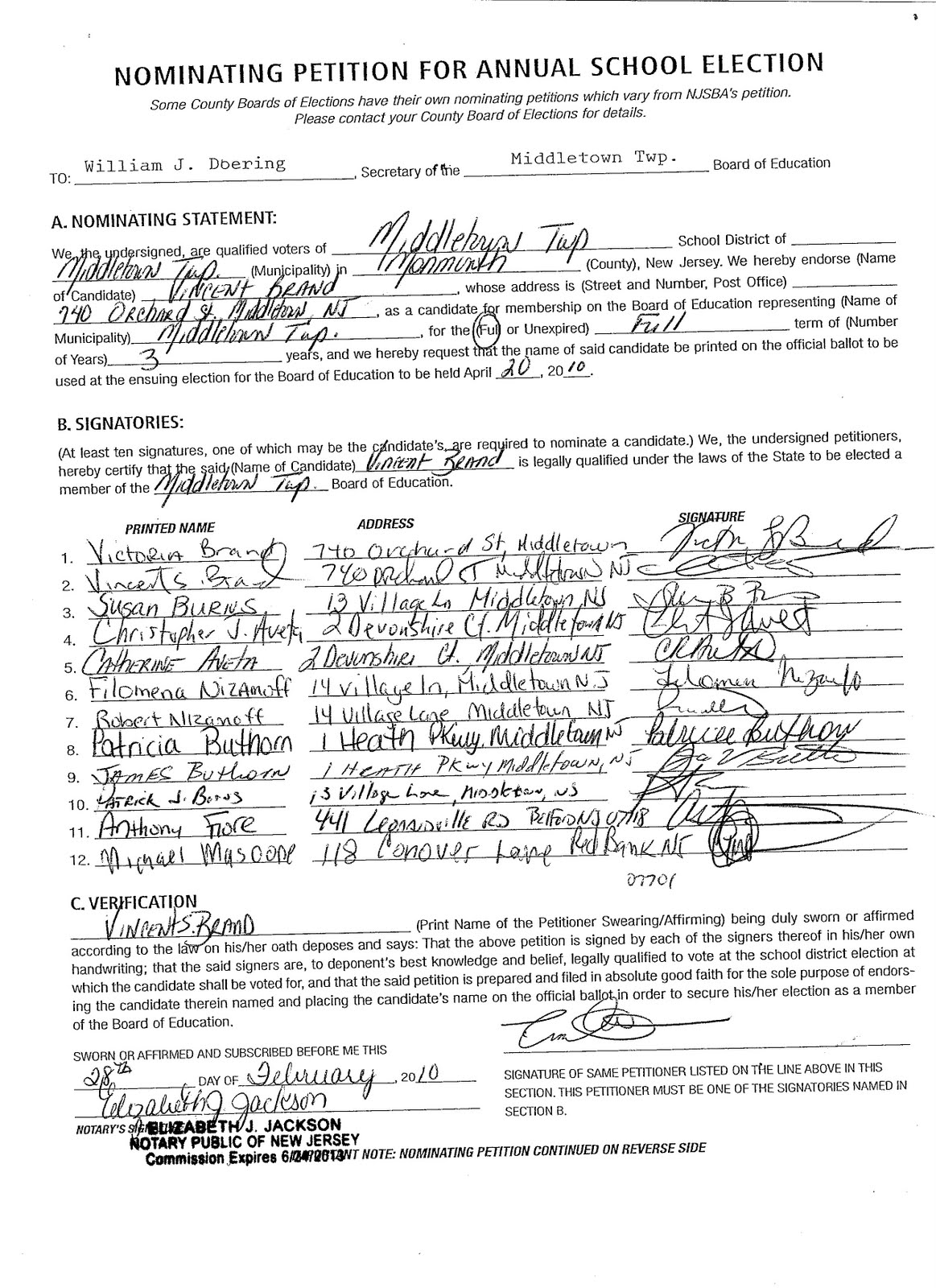 How to write a petition to the school board image