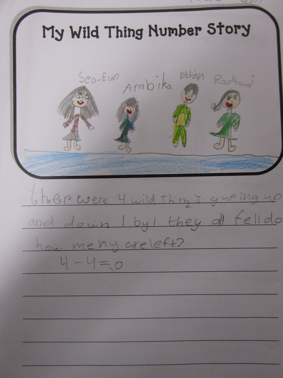 Writing numbers in dialogue picture