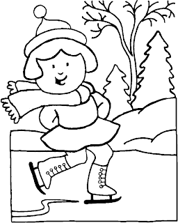 kids coloring pages, winter coloring pages