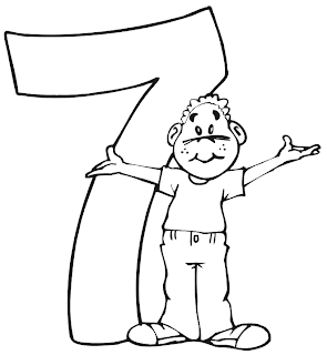 Boy 7th Birthday coloring pages | Coloring Pages Online