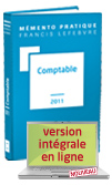 memento comptable francis lefebvre 2010 2011 sortie date prix nouveau nouvelle edition comptabilité manuel référence guide