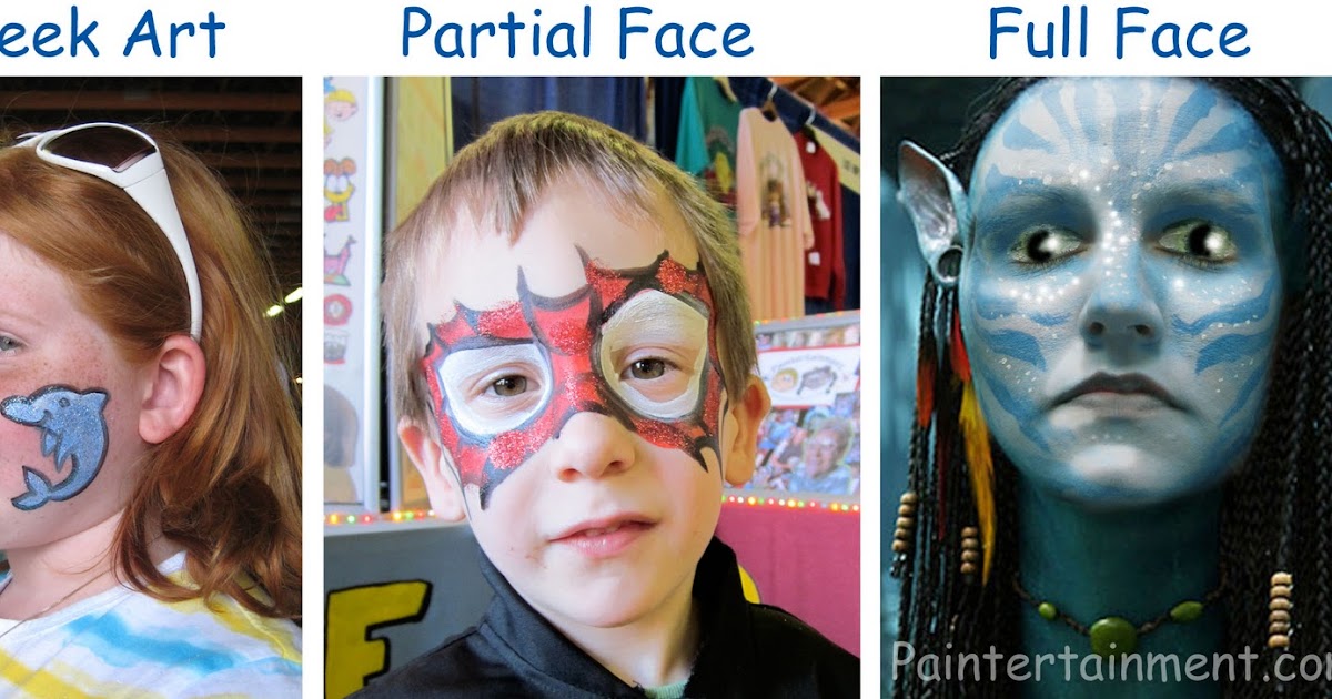 Paintertainment FAQ "How much face paint do I need?"