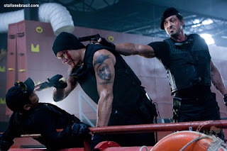 Jet Li, Lundgren e Stallone - Os Mercenários Li Lundgren Stallone