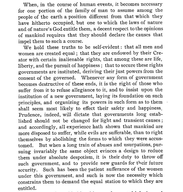 Journalism & Democracy Fall 2010 Oye Vivien Seneca Falls Convention