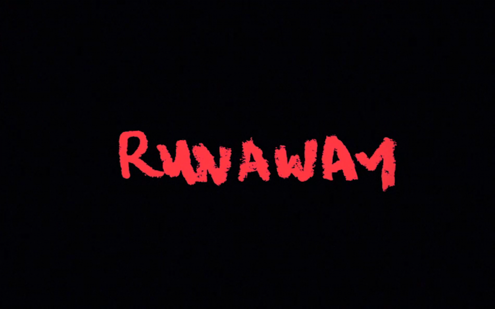 The Cinema Scope ‘Runaway’ a musicvideo triumph