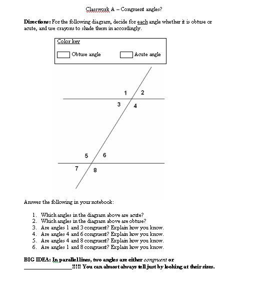 Worksheet Angle Relationships Worksheet i hope this old train breaks down all about angles using colors to re inforce angle relationships and give them the memory tool that only same side interior ext
