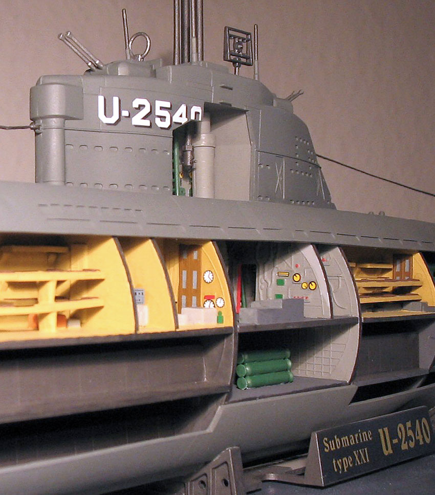 Scale Model News UBOAT SUBMARINE CUTAWAY KIT FROM REVELL