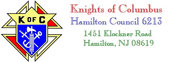 Knights of Columbus Council 6213 Hamilton,NJ
