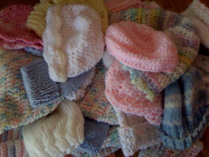 Knit and Crochet Tennessee Baby Hat Donation