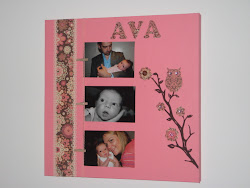 Photo Board in Ava's Nursery