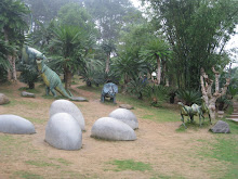 Dinosaur park on top of Green hill mountain