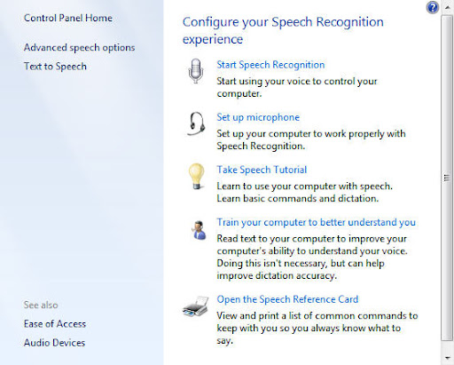 Speech recognition