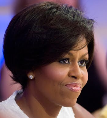 Michelle Obama short black