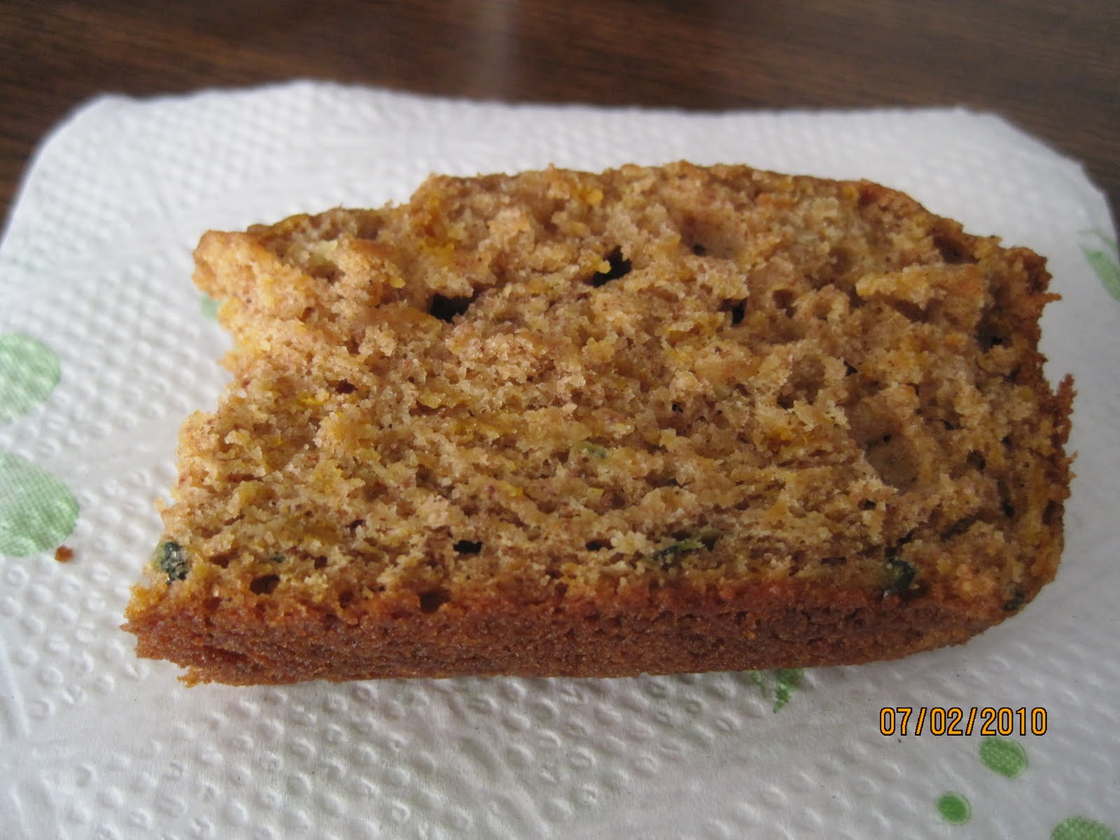 Nave Family Food Sweet Potato Zucchini Bread