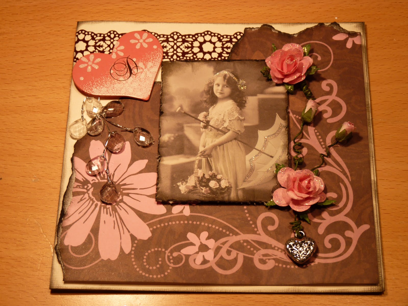 VardagsGlitter Scrapbooking kort