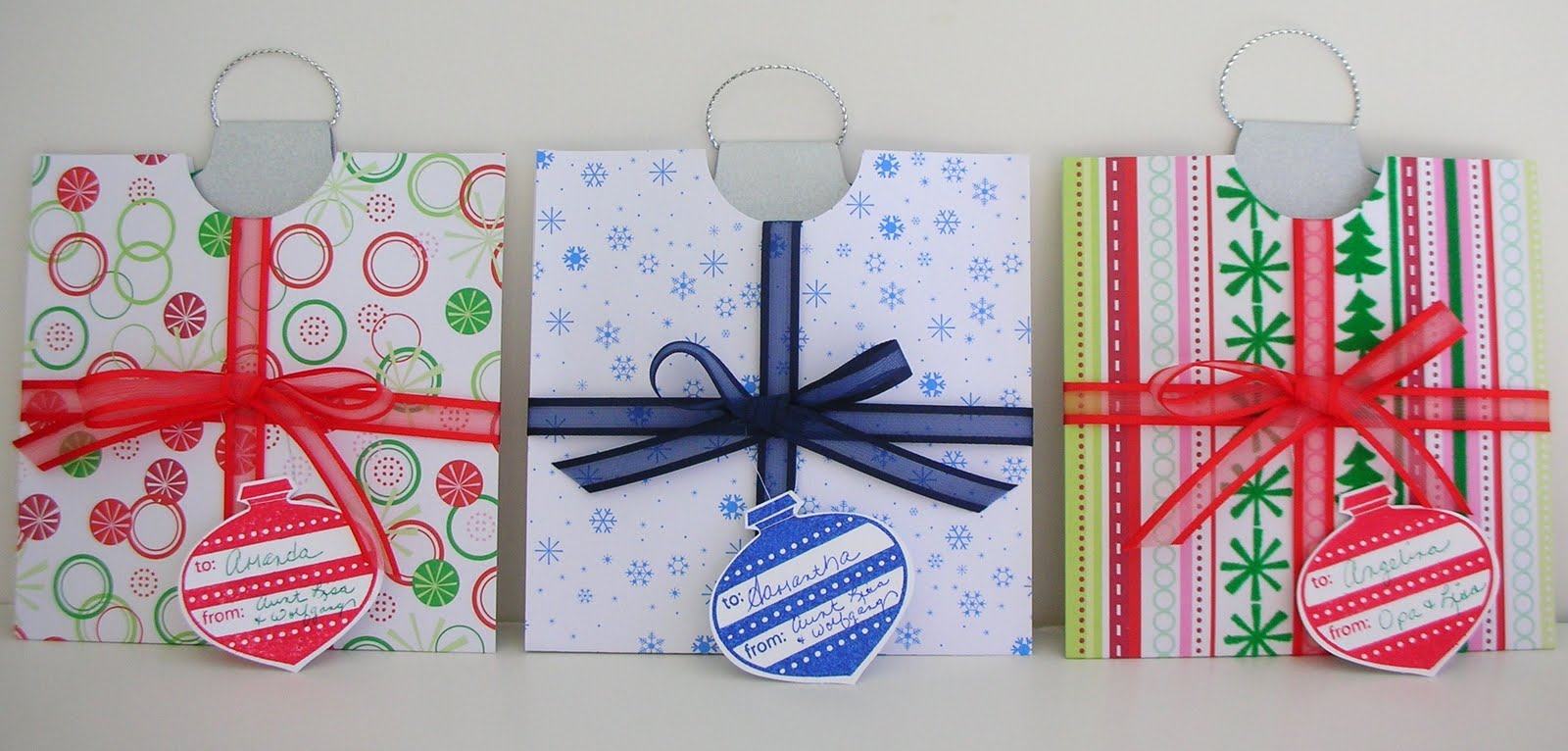 Crafting with Princess Lisa Ornament Money Holders