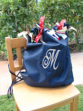 Initial Ribbon Backpack