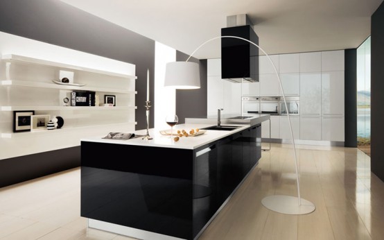 house ideas decorations: Ideas de diseño de cocinas en blanco y negro house ideas decorations: Ideas de diseño de cocinas en blanco y negro