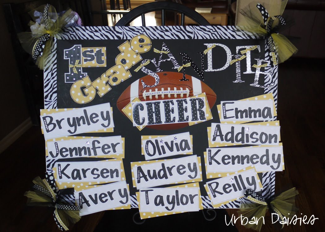 Cheerleading Bubble Letters