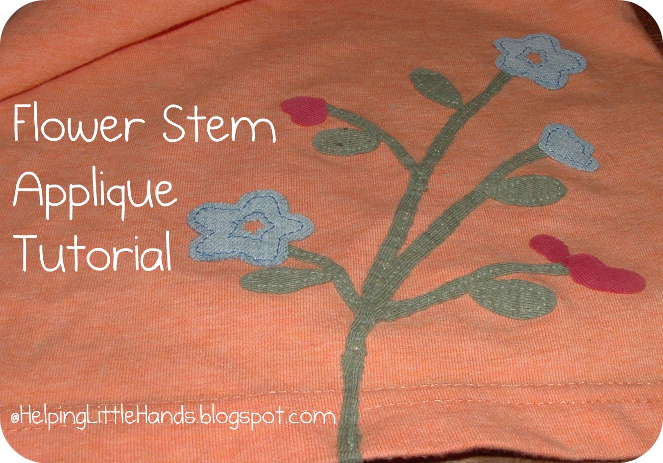 Preparing Applique pieces with heat and bond tutorial : This is sew