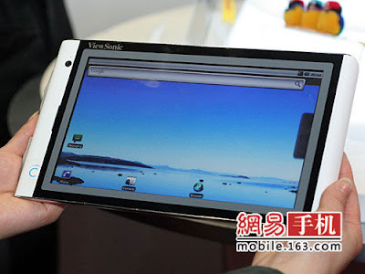 The flow of Android tablets continues thick and fast and here is one more. Viewsonic, which has considerable expertise in display technology and has come up