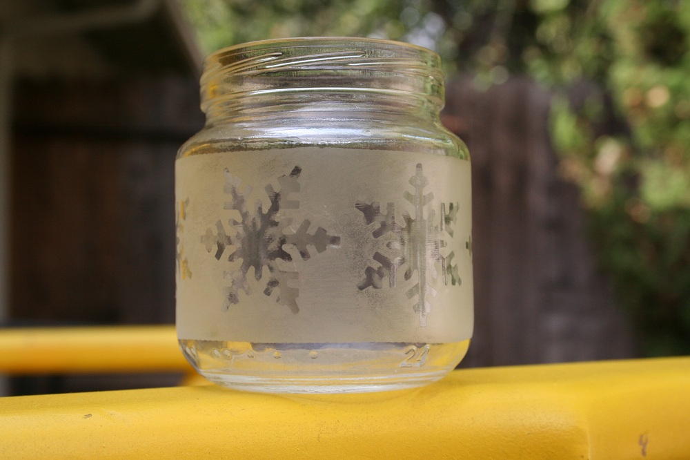 The Good, The Plaid, and The Snuggly Upcycled Baby Food Jar Candle Holders