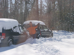 Bill, working on the snow