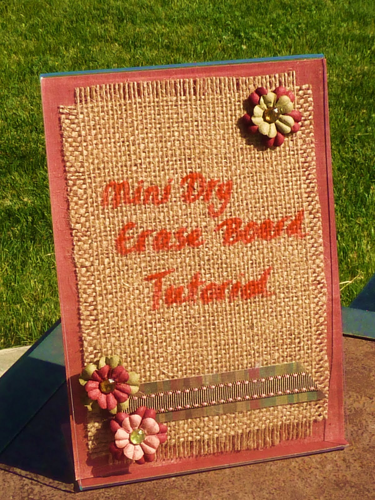 No time to be bored Dry Erase Board Tutorial