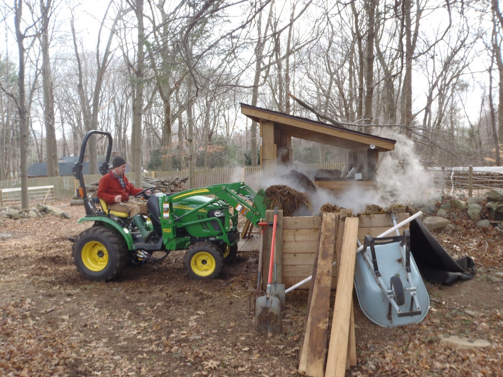 Javas Barn Compost cooking and rodent body count