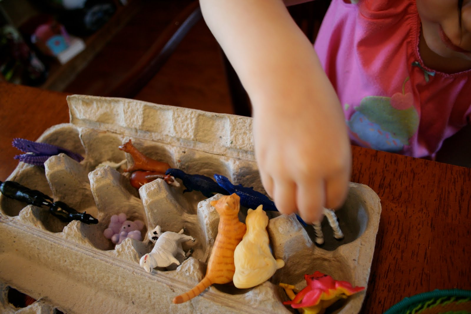 Pink and Green Mama: Preschool At Home: Sorting Animals Two By Two