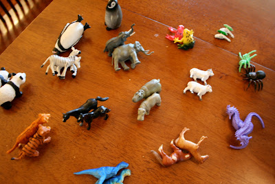 Pink and Green Mama: Preschool At Home: Sorting Animals Two By Two