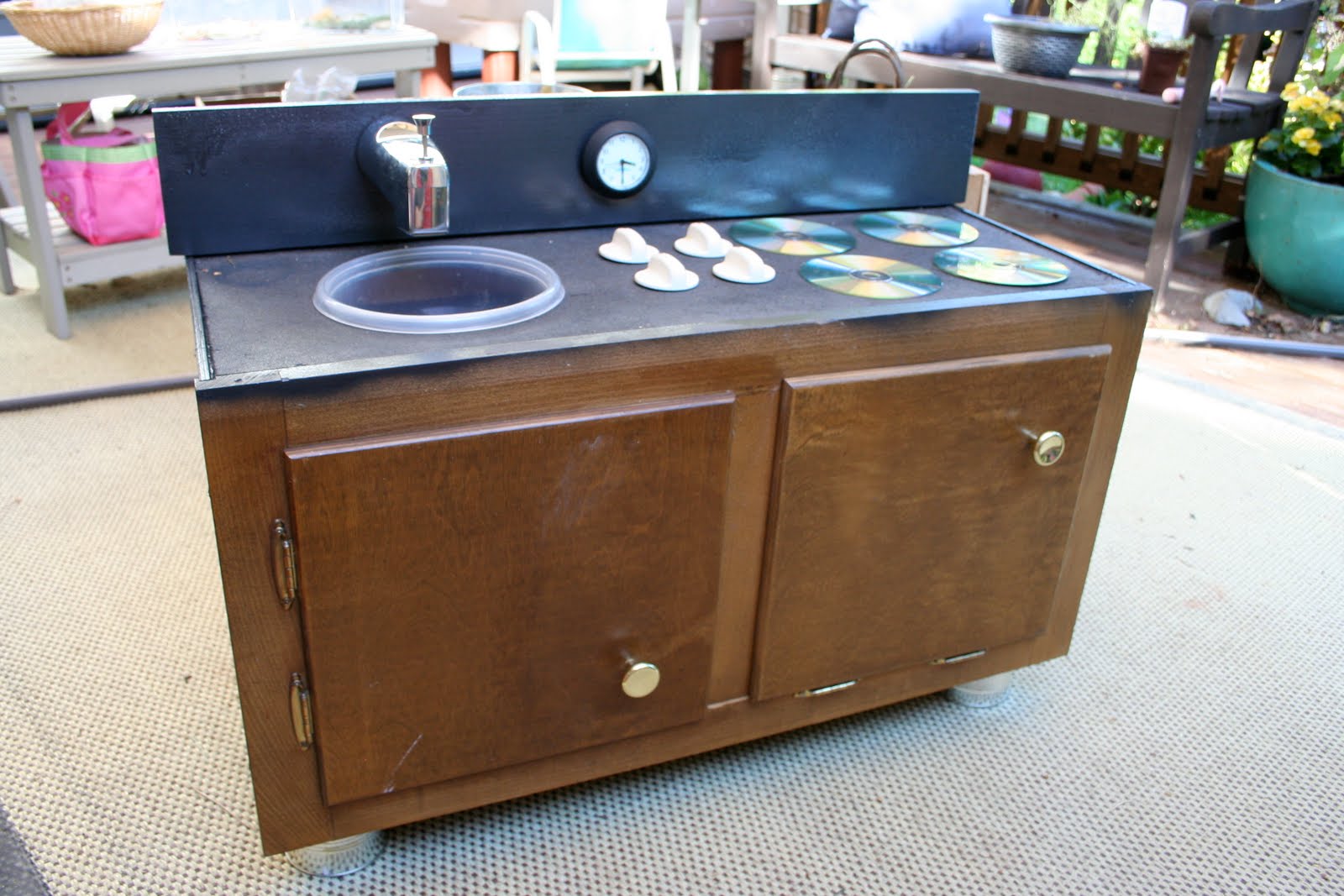 Kitchen cabinet remodeling Outdoor DIY Play Kitchen