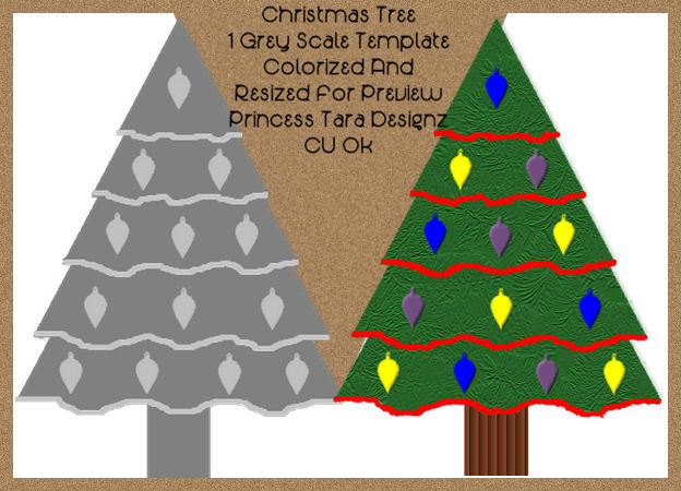 Christmas Tree Template Christmas Tree Template