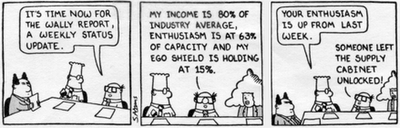 Dilbert - status reports