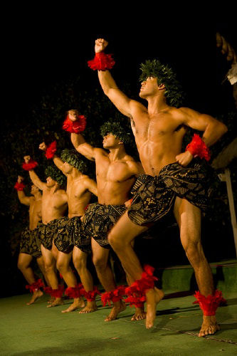 Male Polynesian Dancers