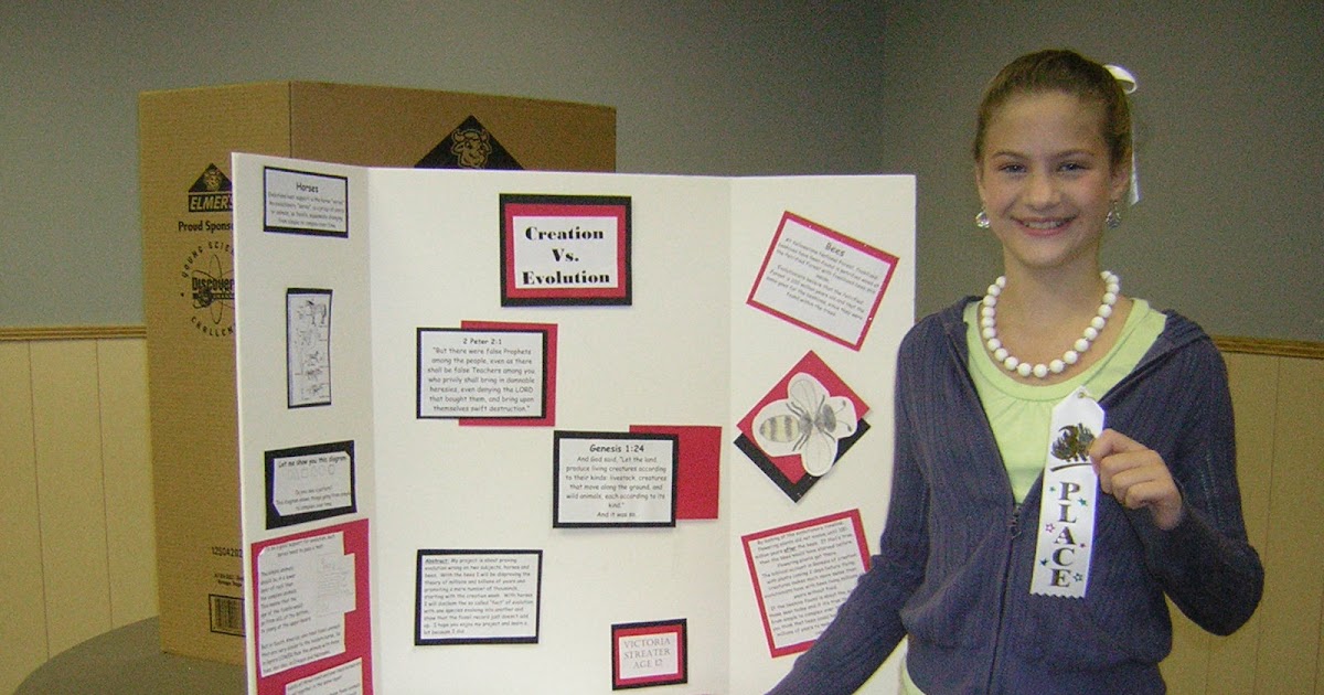Streater Family Girls Science Fair Projects
