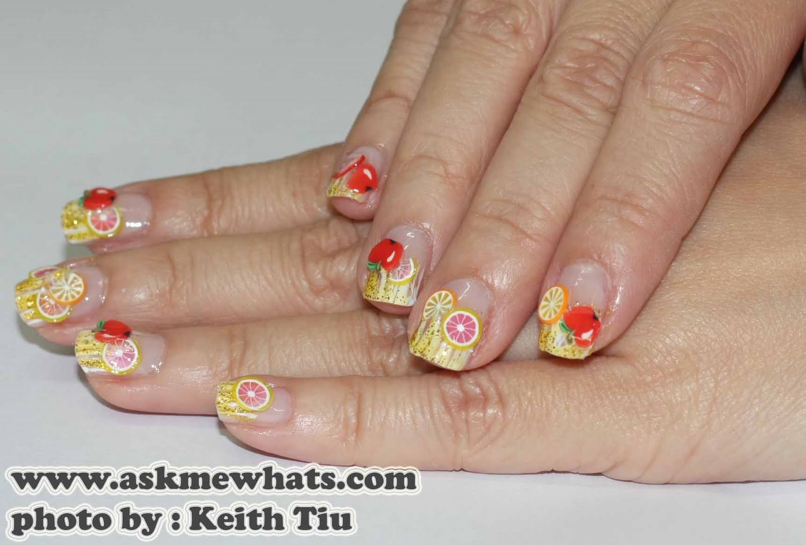 3. Fimo Fruit Nail Art Designs for Beginners - wide 8