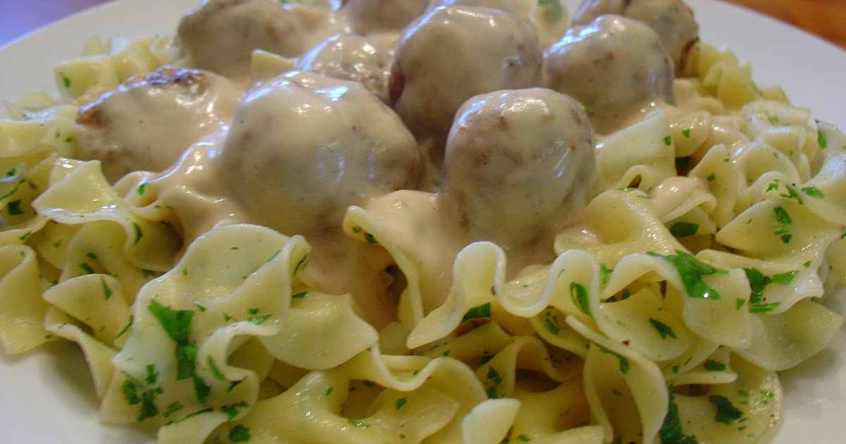 A Taste of Home Cooking Swedish Meatballs with Egg Noodles