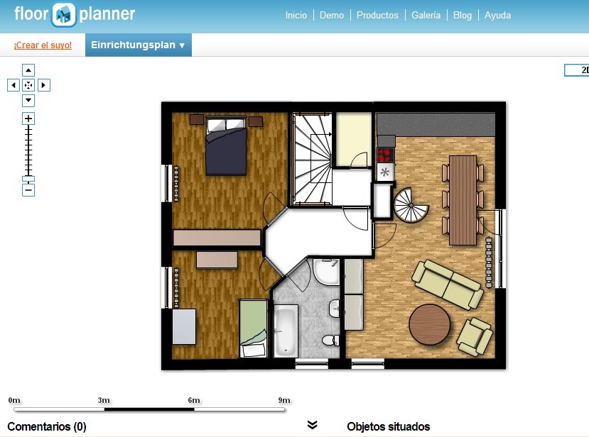 FloorPlanner, para crear planos y diseños de interiores Azúcar y Sal