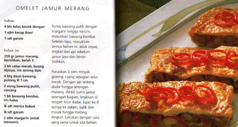 Omelet Jamur Merang