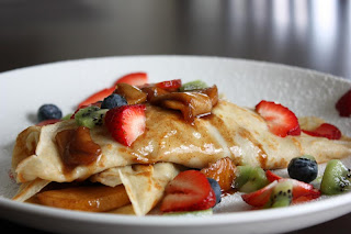 crepes with sauteed apples