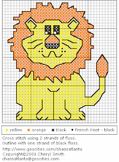 Lion Cross Stitch