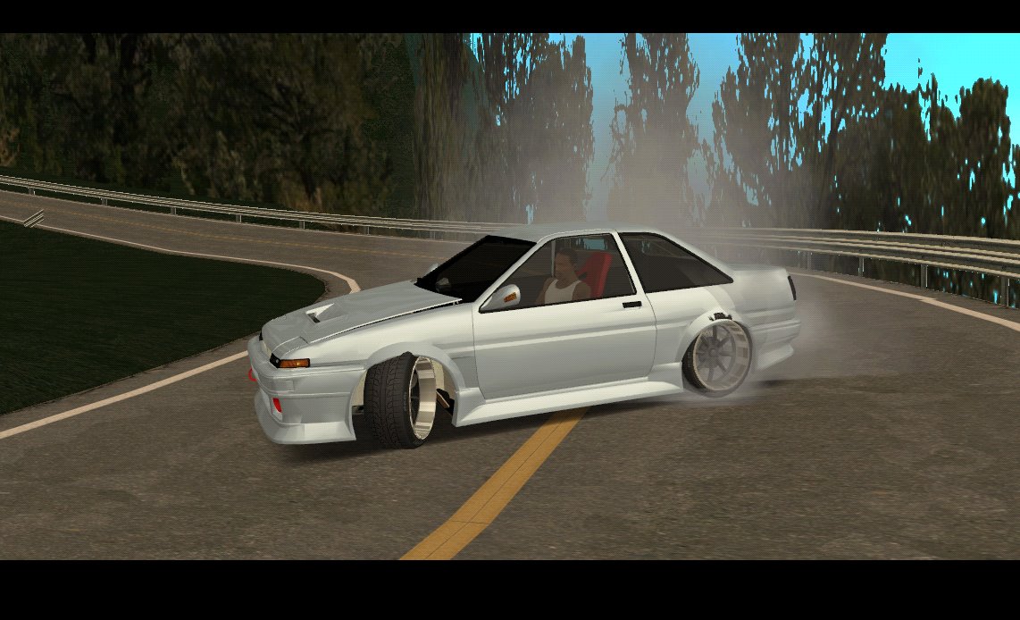 Toyota ae86 Trueno дрифт CCD