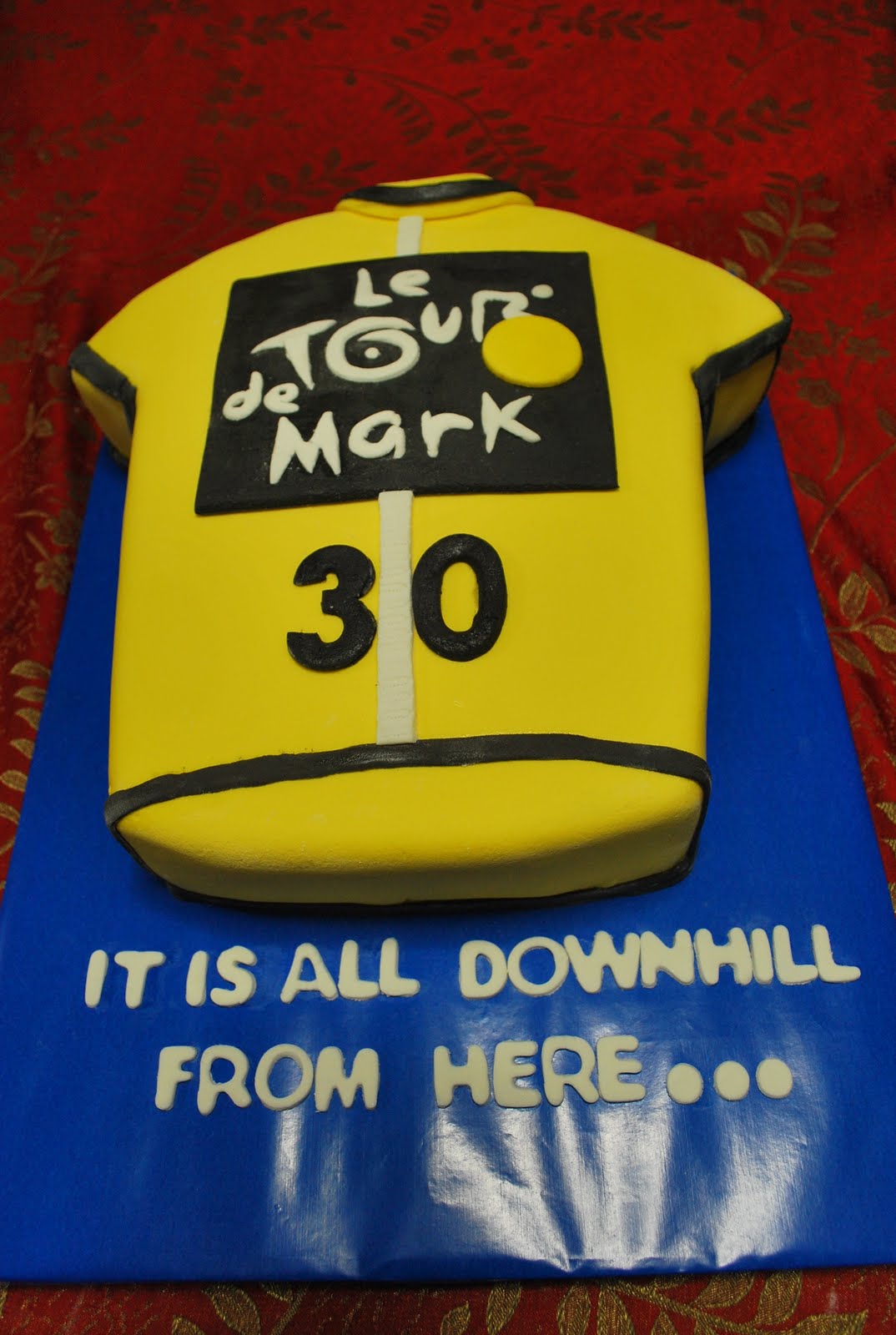 Cyclist Birthday Cake