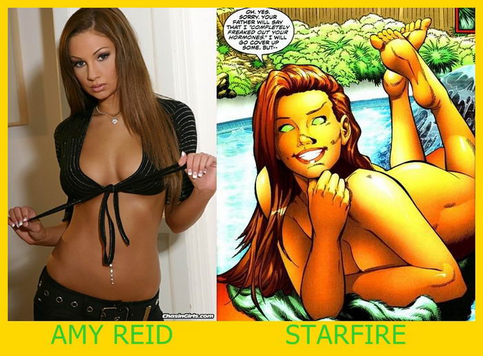 Amy Reid como Starfire